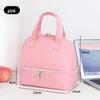 Double-Layer Portable Insulated Lunch Tote Bag