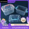 Plastic Storage Box for Household Snacks, Toys, Books, and More
