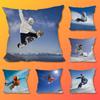 Snowboarding Sport  Throw Pillow Case For 45*45cm,55*55cm,30*30cm,Car Pillowcase Home Bedchamber Decor Gift