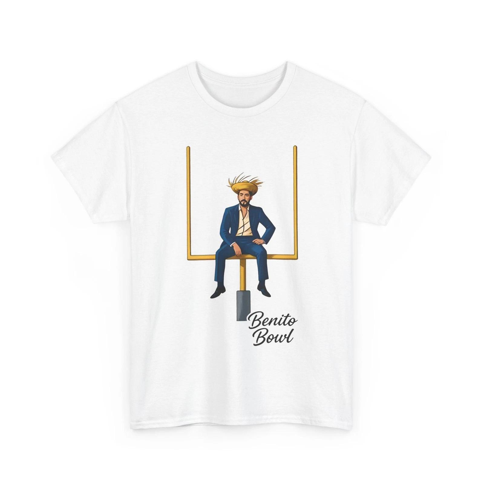 Benito Bowl T shirt Football Inspired Illustration Casual Short Tee S