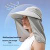 Unisex Summer Fishing Hat with Large Brim and Detachable Top