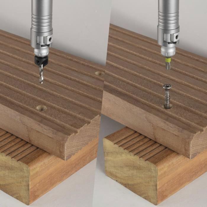 Wolfcraft Kit de démarrage pour embout à bascule 5 pcs