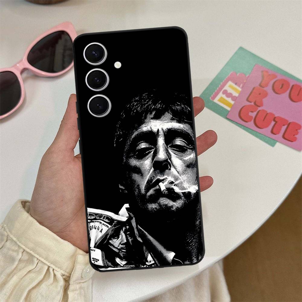 Classic Tonny Montanas Scarface Phone Case For Samsung S 24 Fe 25 Ultra Plus 20 Lite 21 30 22 23 24 22 Ultra 5G Fundas