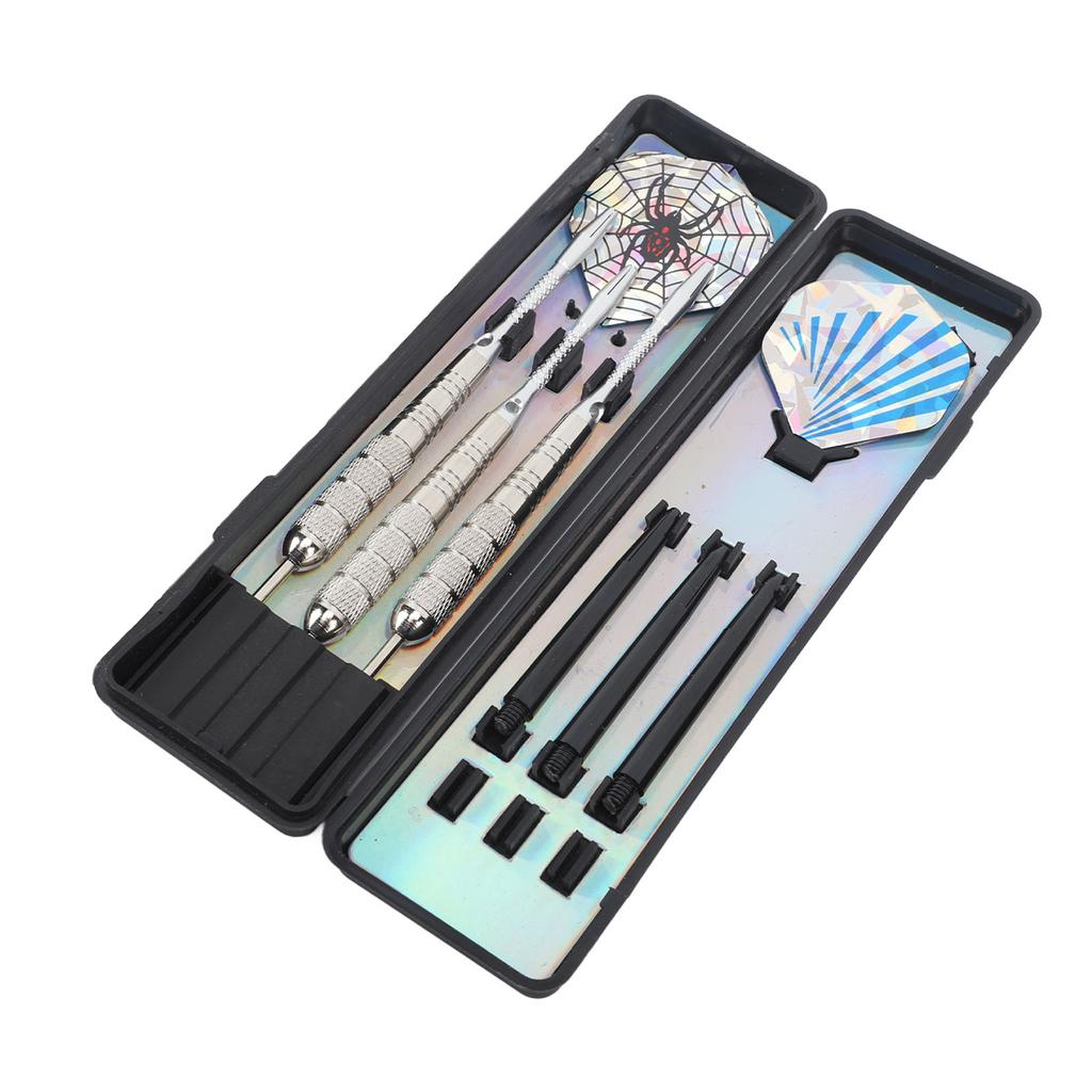 Metal Tip Darts Set Iron Aluminum Lightweight Enhanced Grip Professional Metal Darts for Dartboard