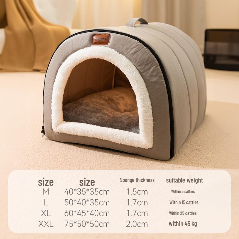 Autumn & Winter Deep Sleep Pet Bed for Large Dogs & Cats