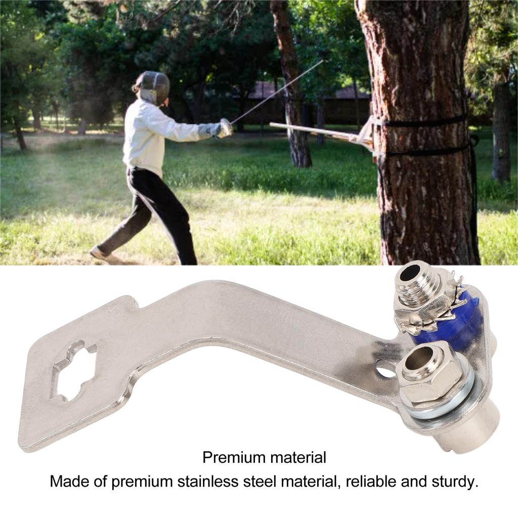Fencing Sword Socket Anti Rust Stainless Steel Fencing Foil Sword Bracket Socket Replacement For Training