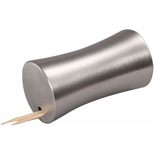 IMEEA Toothpick Holder, Stainless Steel, Portable Toothpick Holder, Storage, Toothpick Holder, Silver