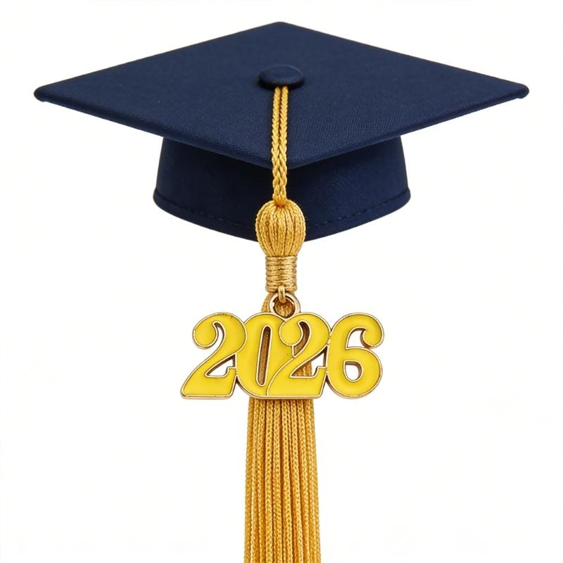 Sturdy Alloy 2026 Year Necklace Pendant Commemorating Life Event Comfort Fit For Daily Wear Elegant Accessory