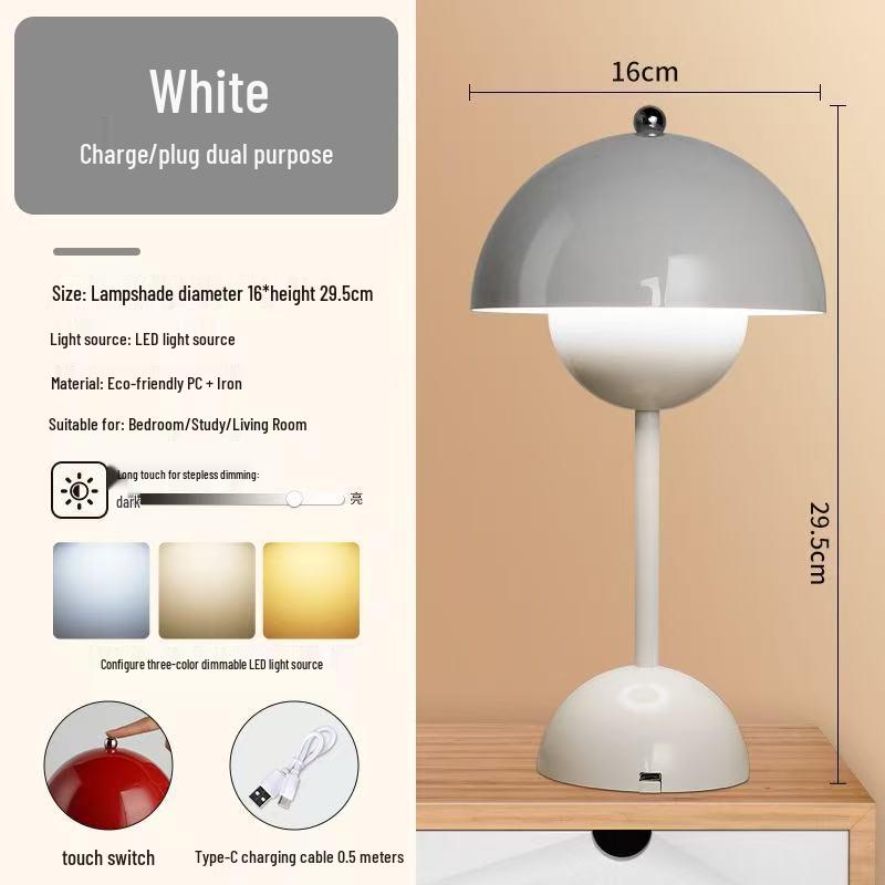 High-End LED Flower Bud Table Lamp for Bedroom & Living Room - Ideal for Wedding Gifts & Ambiance