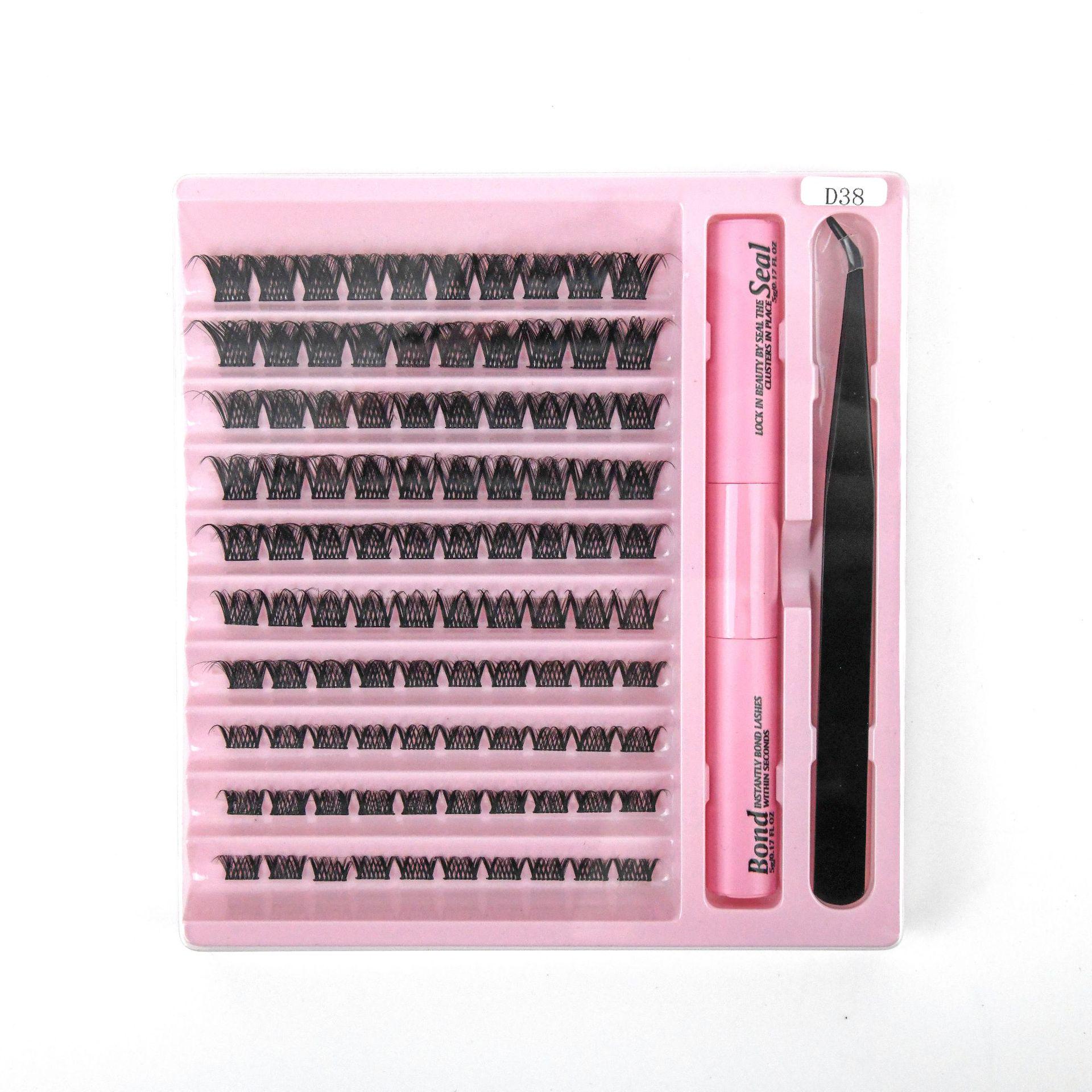 

Набор накладных ресниц по сегментам в европейском и американском стиле Mixed Length 8-16mm