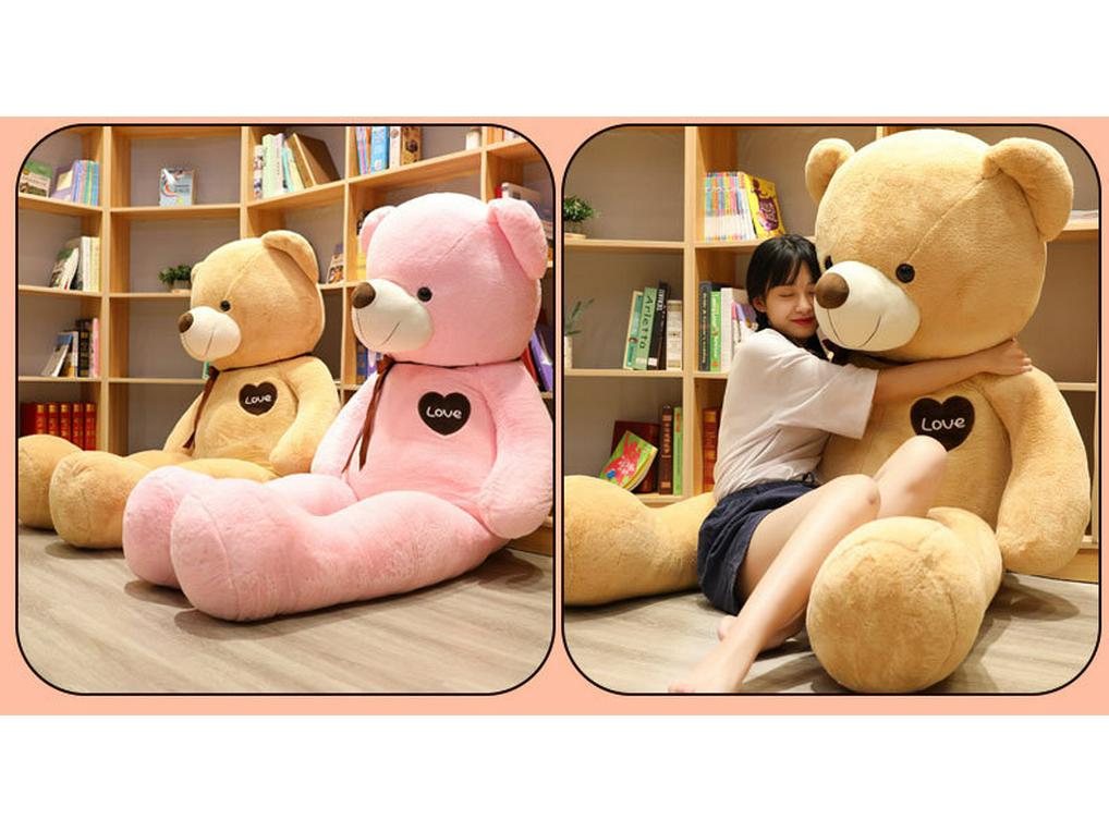 Teddybär Plüschtier - Große Stoff-Panda-Puppe, Umarmbares Geschenk für Freundin oder Kinder, Perfekt für Geburtstage