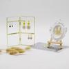 Nordic Style Jewelry Rack Foldable Earrings Storage Shelf Necklace Display Stand  Counter