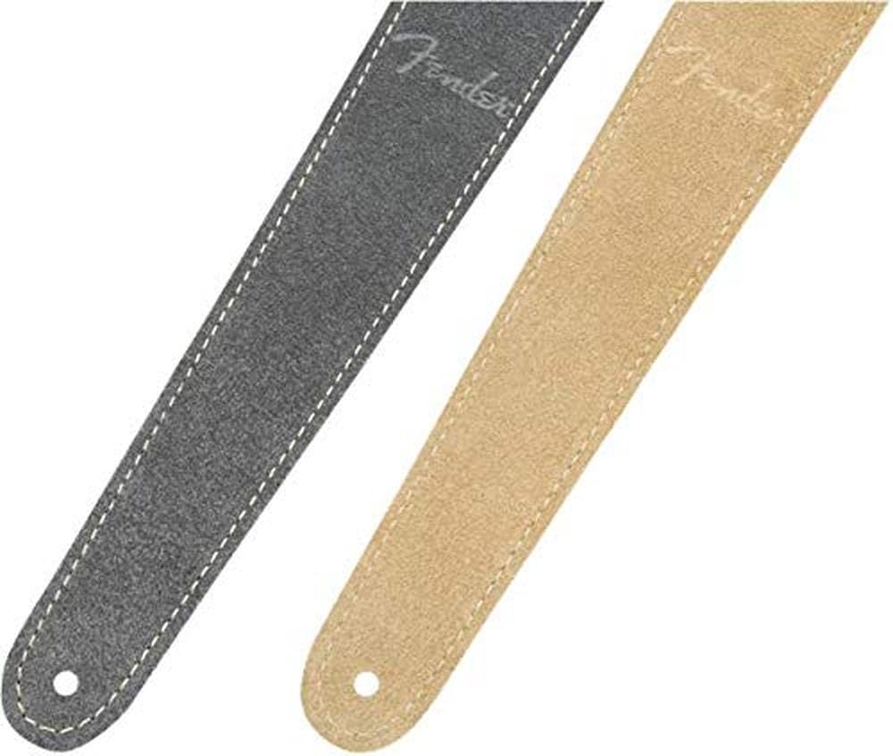 Gurt Wildleder Reversible [Fender] 2” Gurt, Grau/Hellbraun,