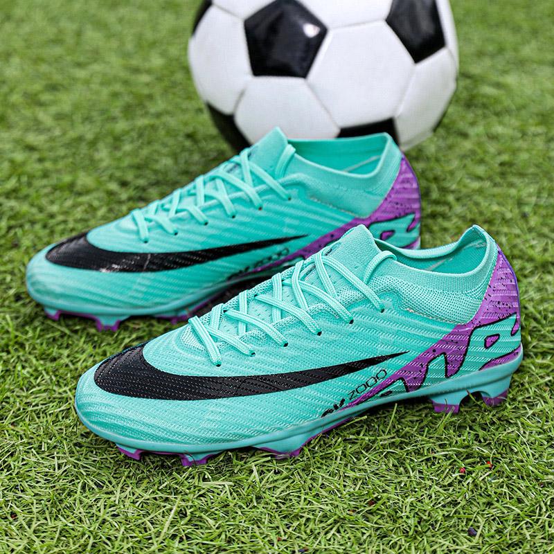 Men Soccer Shoes Professional Field Society Resistant TF/FG Long Spikes Football Boots Outdoor High Quality Original Sneakers