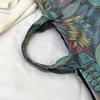 Women's PVC Tote Bag Floral Print Waterproof Fashion Shopping Bag