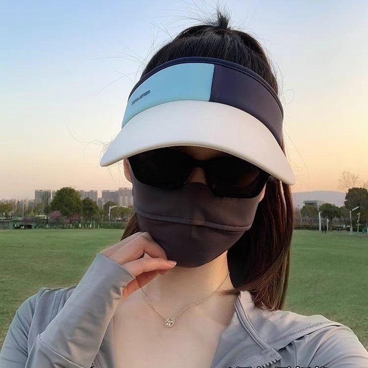 Women's open top baseball cap running sports men's sun protection outdoor ponytail hat