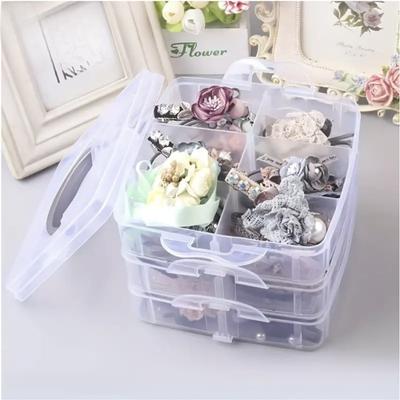 Hand Bracelet Transparent Bead Storage and Organizing Box - Multi-functional Portable Jewelry Packaging, Storage, Display Box