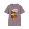 Unisex Softstyle T-Shirt Mens Womens Tees Top Snack Time Chipmunk Tee Bold Comic Lines Funny Animal