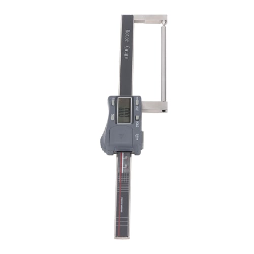 Digital Disc Brake Rotor Caliper Gauge, IP54 Waterproof Electronic Brake Caliper Gauge with Inch-Millimeter Conversion, Thickness Measurement for Auto