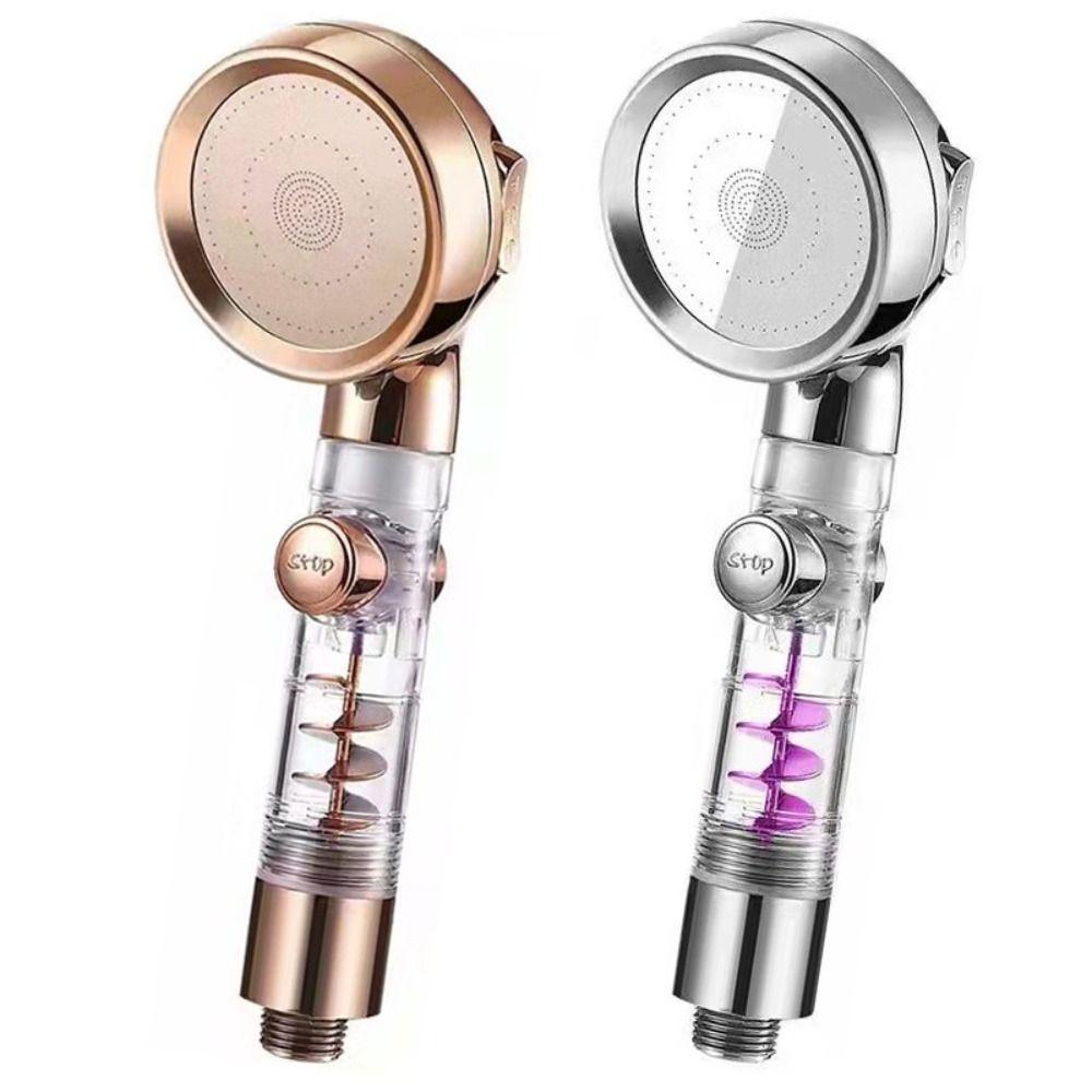 

Massage High Pressure Water Saving One-key Stop Bathroom Accessories Shower Head Spray Nozzle серебряный/белый