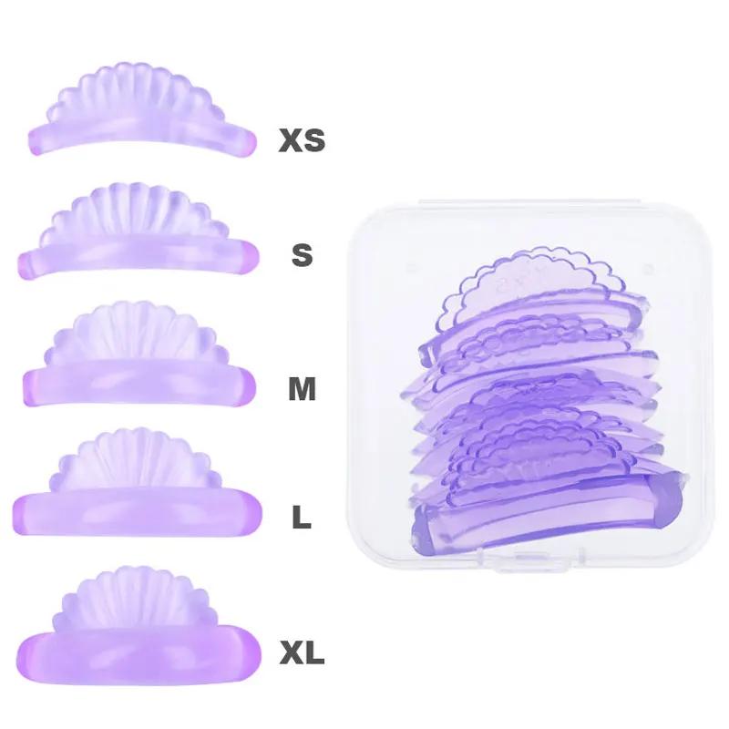 

5 пар подушечек для завивки ресниц, для ламинирования и лифтинга ресниц, 3D-бигуди, силиконовые накладки, набор инструментов для макияжа и красоты