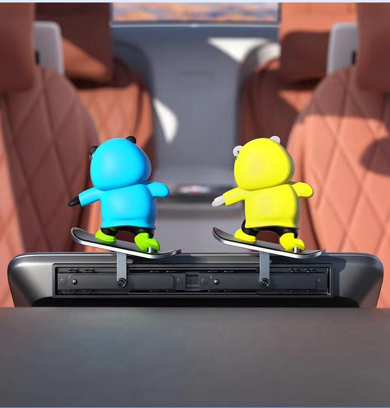 Car Dashboard Cartoon Bear Ornament