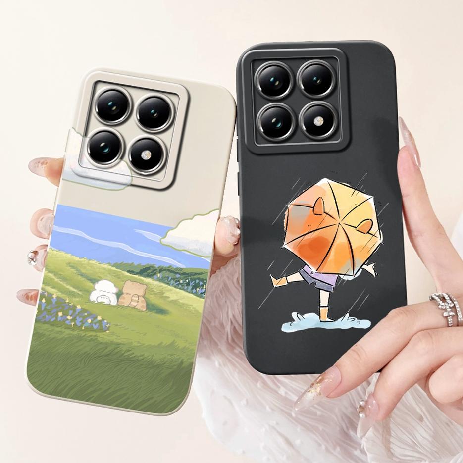 Für Xiaomi Mi 14T Pro Hülle Einzigartige Bonbon-Lackierte Abdeckung Stoßfeste Handyhülle Für Xiaomi 14T Pro Mi14T 5G Weiche Hüllen Hülle Stoßfänger