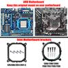 6 Heat Pipe CPU Air-Cooled Cooler 4Pin PWM PC Radiator Fan for Intel LGA 1366 1700 1200 1150 1151 1155 2011 X79 X99 AM3 AM4 AM5
