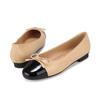 BARBARA Lambskin Enamel Combi Ribbon Flat Shoes 1.5cm Bbj182be