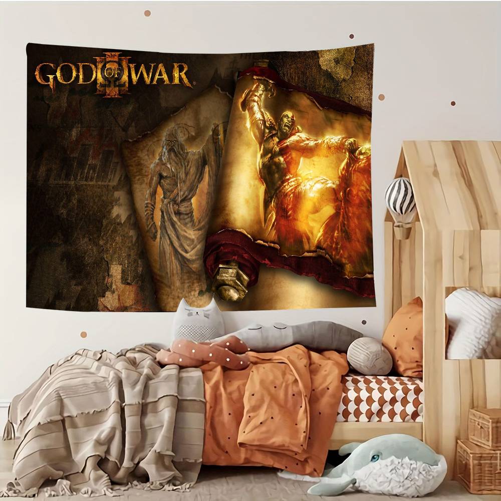 Game God Of War Tapestry Customizable Tapestries Of Various Styleswall Hangings Celebrity Photo Printingwall Hangings