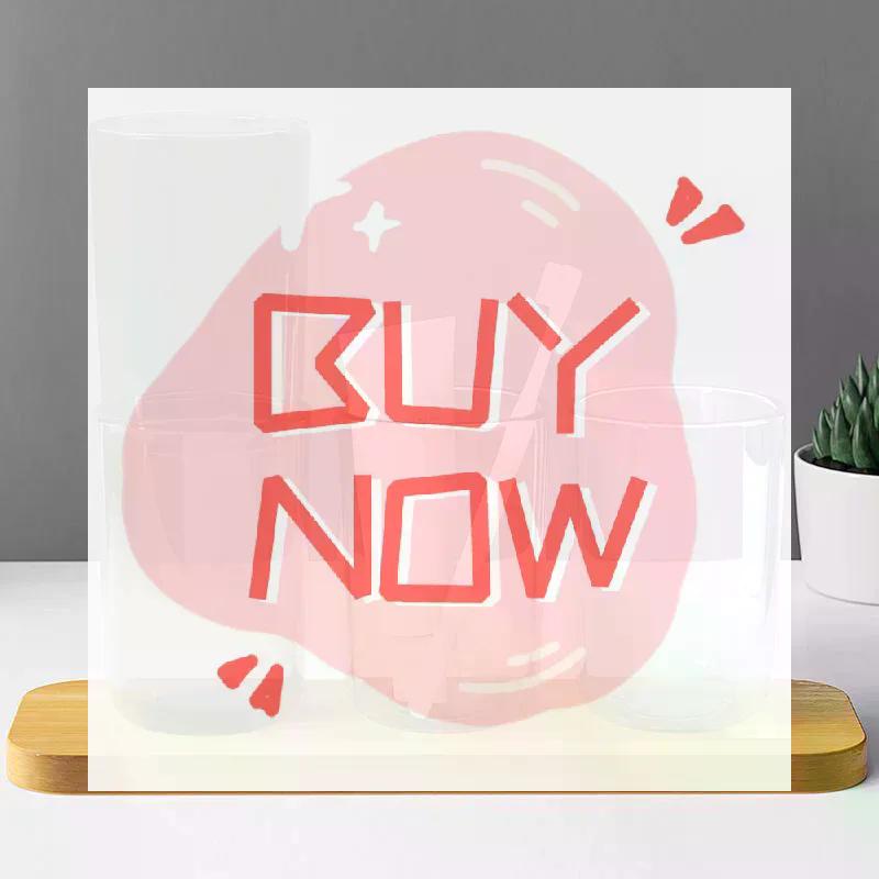 1Pcs Couple Solid Color Transparent Mouthwash Cup Large Capacity Nordic Style Toothbrush Cup Transparent Mouthwash Plastic Cup