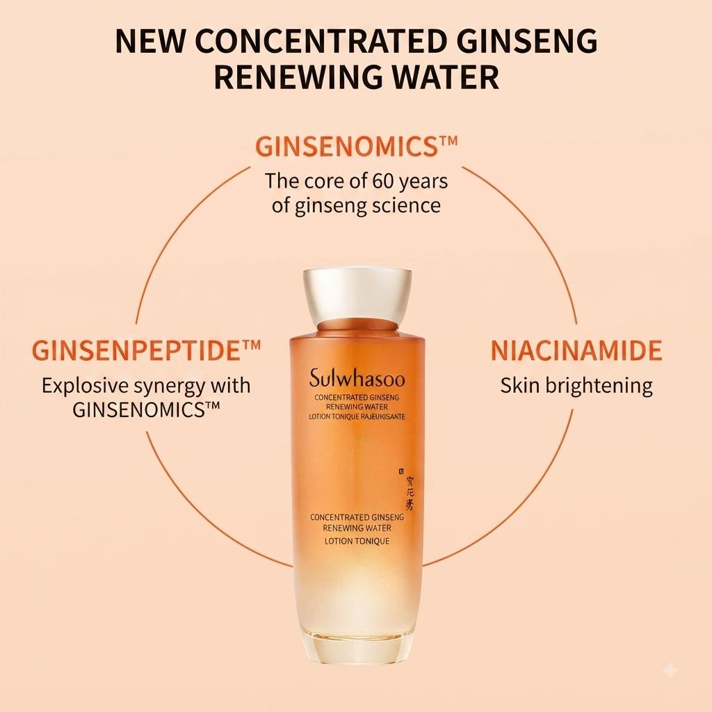 Sulwhasoo Concentrated Ginseng Renewing Water (Jaeumsaeng Water) 150ml
