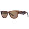 Ray Ban Mega Wayfarer Gold Mirror Square Unisex Sunglasses Rb0840s 663693 51