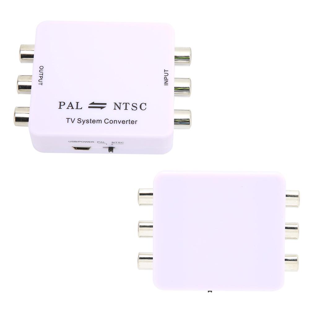 PAL NTSC Format Converter Mini PAL NTSC Mutual Conversion Converter Adapter for DVD Player recorder and Various TV