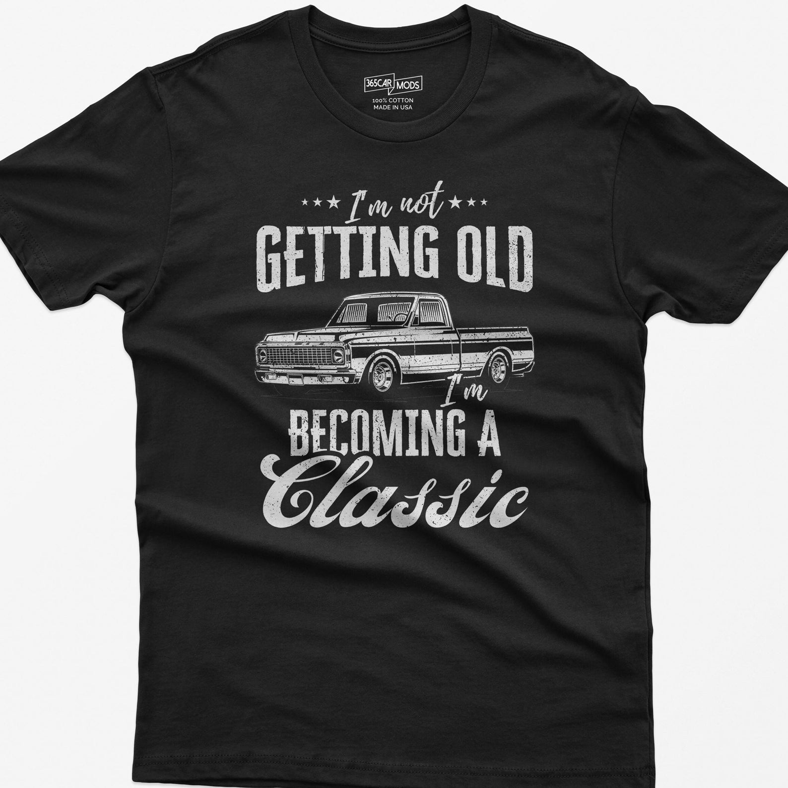 Classic Pickup Truck T-Shirt: Vintage Car Lover Gift 2XL