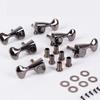 6pack Enclosed Guitar Tuning Pegs Electric Guitar Machine Head Metal Tuners for Easy Handling