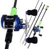 Casting-Angelruten-Rollen-Kombinationen, 2,1 m/2,4 m, 4-teilige Baitcaster-Rute und 17+1BB Casting-Angelrolle