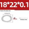 304 Stainless Steel Ultra-Thin Flat Washers - Available in Thickness: 0.1mm, 0.2mm, 0.3mm, 0.5mm