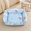 Soft Pet Bed with Raised Sides Cozy for Everyday Napping