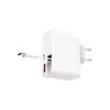 Ksix Bcd65wb01 White - 65w Ultra-Fast Charger With Usb-c Power Delivery