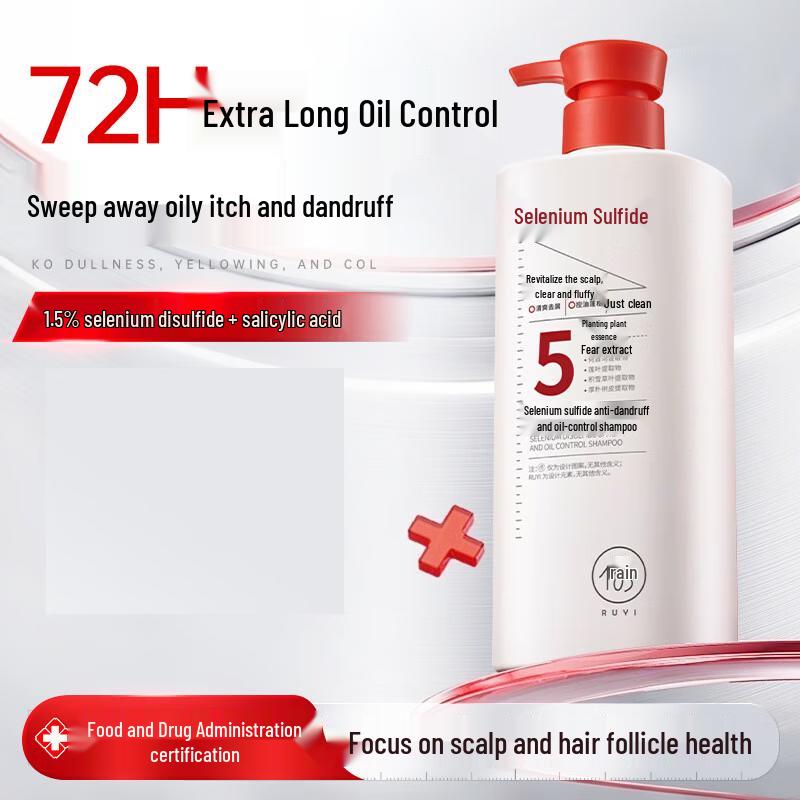 RUYI Szampon Przeciwłupieżowy i Kontrolujący Wydzielanie Sebum z Disiarczkiem Selenu