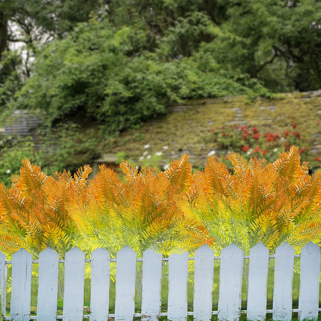 7-Fork Small Persian Grass 20pcs Artificial Plants Autumn Outdoor Courtyard Decor Simulation Flowers Home Flower Arrangement
