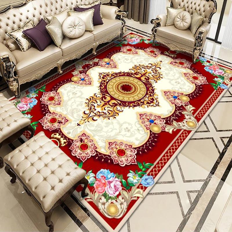 

Ретро марокканский стиль украшения гостиной ковер богемные коврики для спальни домашний декор противоскользящий напольный коврик для проживания в семье коврик для отдыха 200*300cm