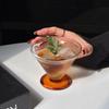160ml French Martini Vintage Glass Cups Short Foot Cocktail Glasses Cups Creative Iced Coffee Dessert Cup Tumbler