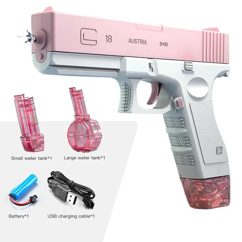 M416 Water Gun Shooting Toy Summer M416 Water Gun Battle Beach Outdoor Entertainment Children's and Adult Toys