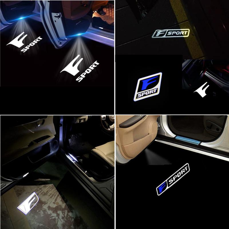 Led Emblem Lamps Car Door Lights Luces Projector For Lexus UX UX250H IS250 RX300 350 330 RX450h GX470 460 IS200 300 ES300h S46