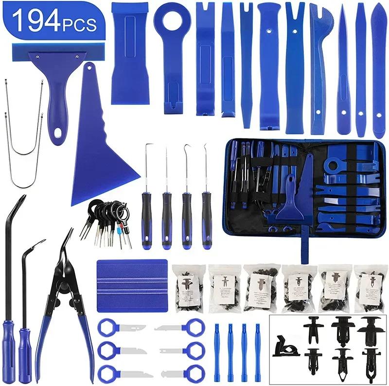 NEW 200PCS/Set Car Trim Removal Tool Pry Kit Car Panel Tool Stereo Removal Tool Kit Auto Hand-held Disassembly Tools