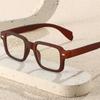 +1.0+1.5+2.0+2.5+3.0+3.5+4.0 Women Reading Mirror Retro Presbyopia Glasses for Men Frosted Frame Rivet Vintage Reading Glasses