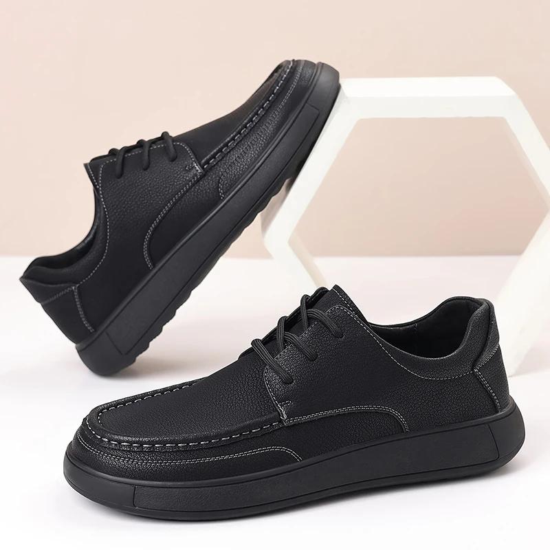 

Casual Shoes Autumn New Style with Soft Sole Are Lightweight Non Slip Wear-resistant and Versatile for All Seasons Outdoor Wear 44 чёрный