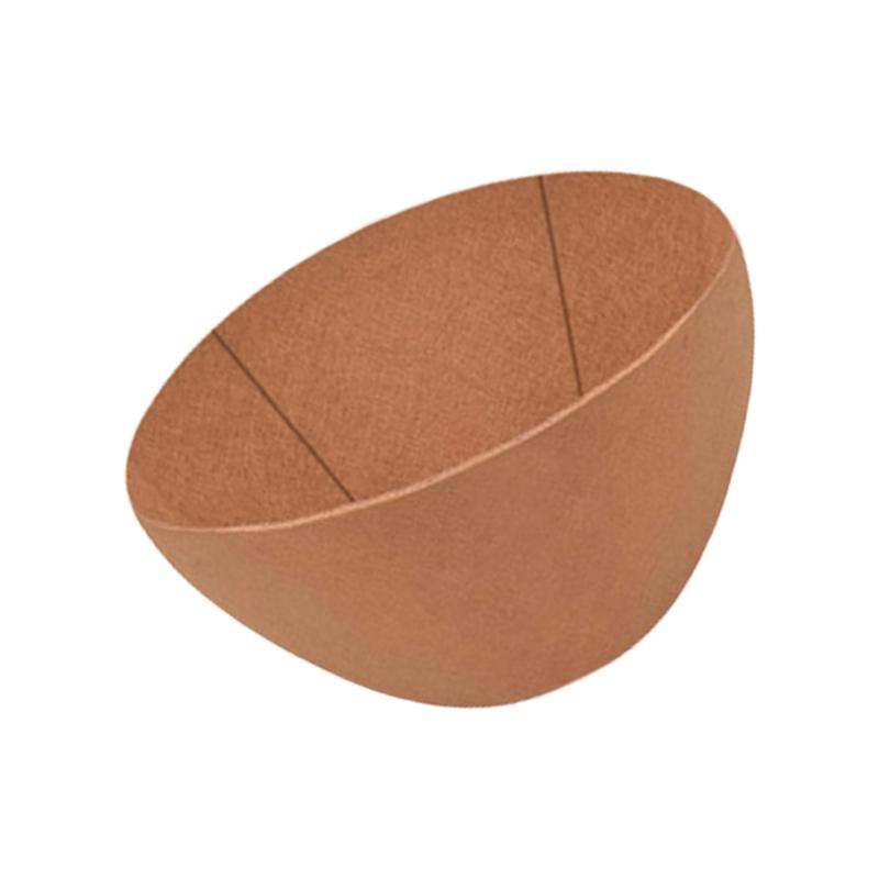 3 Piece Reusable Thick Felt Hanging Basket Inserts, Round Fabric Flower Pot Liners Prevent Soil Loss and Bird Nesting